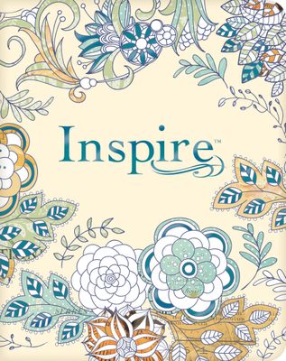 Tyndale NLT Inspire Bible (Softcover, Aquamarine): Journaling Bible with Over 400 Illustrations to Color