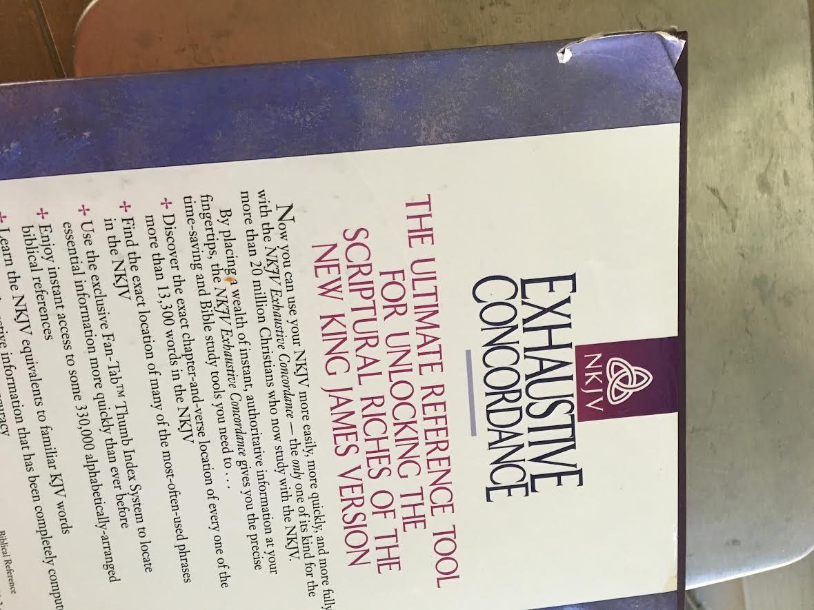 The NKJV Concordance...