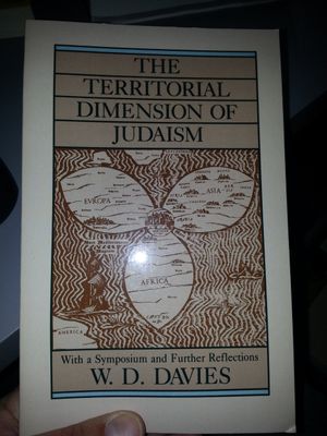 The territorial dimension of Judaism....