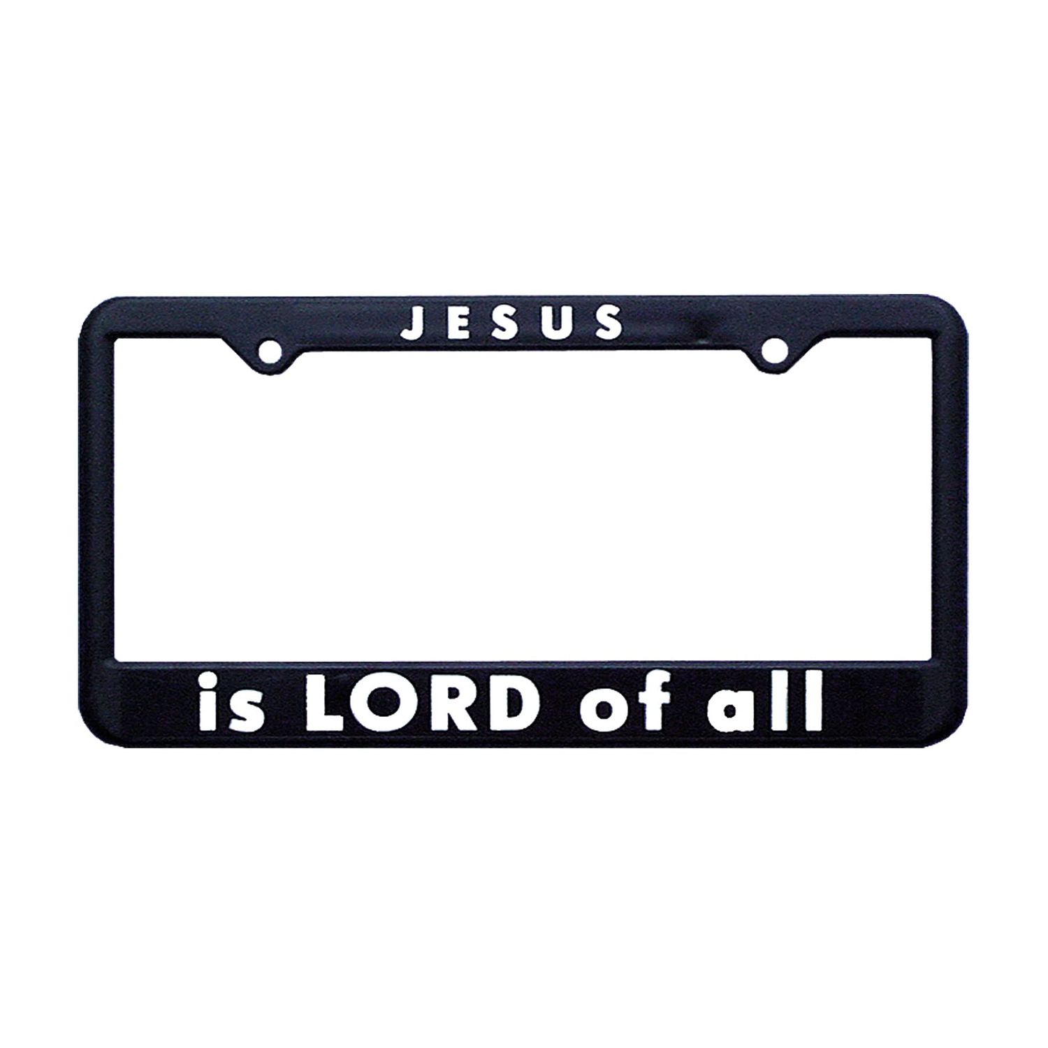 Jesus is Lord of All License Plate Frame | Universal Car License Plate Cover | Rust-Proof, Weather-Proof