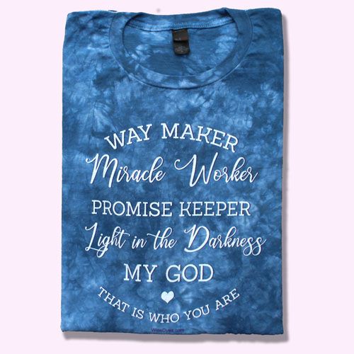 WISEDYES Shirt Waymaker (Blue) - XL