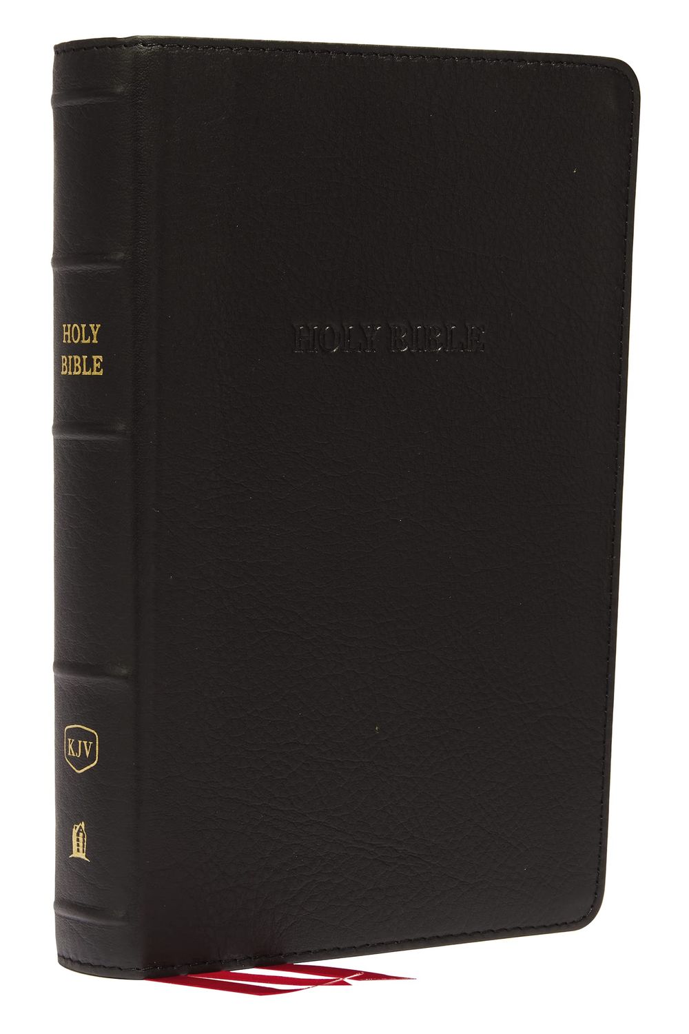 KJV Holy Bible: Personal Size Giant Print, Black Genuine Leather, Red Letter, Comfort Print