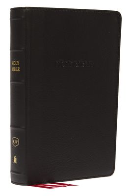 KJV Holy Bible: Personal Size Giant Print, Black Genuine Leather, Red Letter, Comfort Print