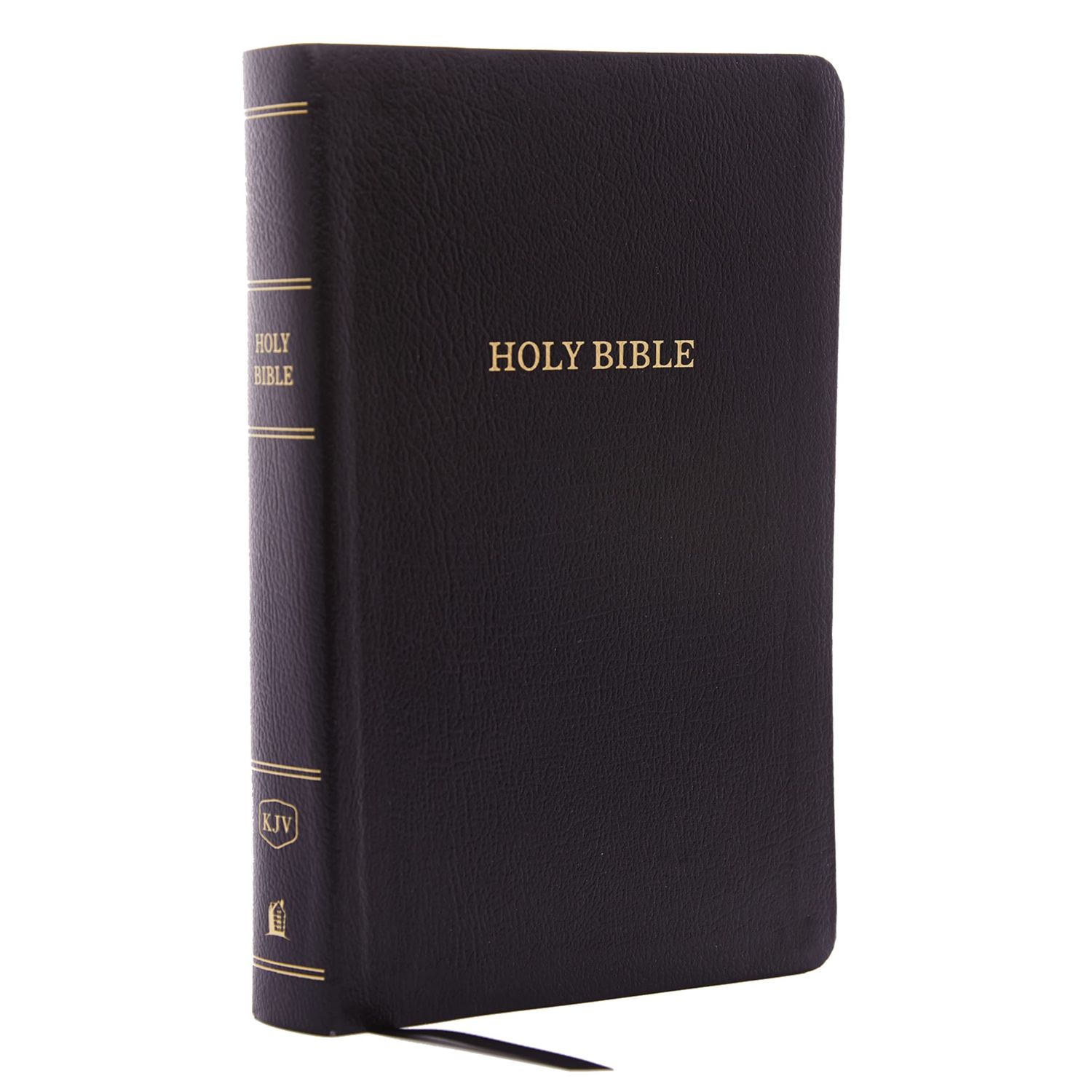KJV Holy Bible: Personal Size Giant Print, Black Bonded Leather, Red Letter, Comfort Print (Thumb Indexed)