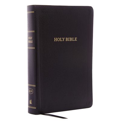 KJV Holy Bible: Personal Size Giant Print, Black Bonded Leather, Red Letter, Comfort Print (Thumb Indexed)