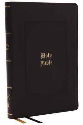 KJV Holy Bible: Giant Print Thinline Bible, Black Leathersoft, Red Letter, Comfort Print (Vintage Series)