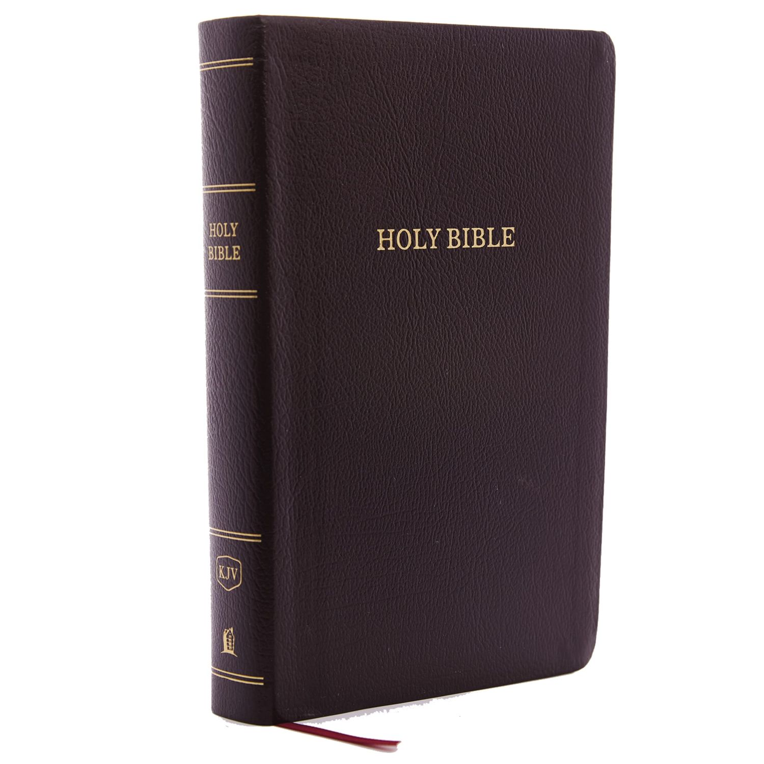 KJV Holy Bible: Personal Size Giant Print, Burgundy Bonded Leather, Red Letter, Comfort Print (Thumb Indexed)