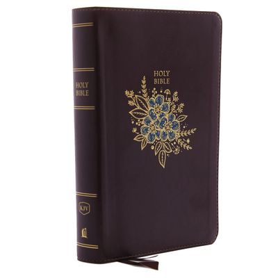 KJV Holy Bible: Personal Size Giant Print, Deluxe Burgundy Leathersoft Red Letter Comfort Print Thumb Indexed