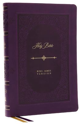 KJV Holy Bible: GP Thinline Bible, Purple Leathersoft, Red Letter, Comfort Print (Indexed) (Vintage Series)