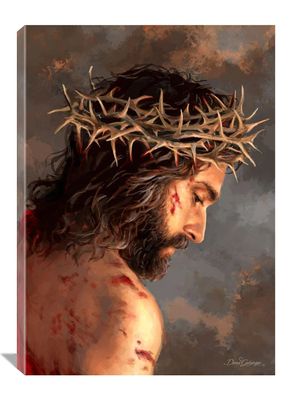 Glow Decor Frameless Canvas-Crown of Thorns (10 x 14)