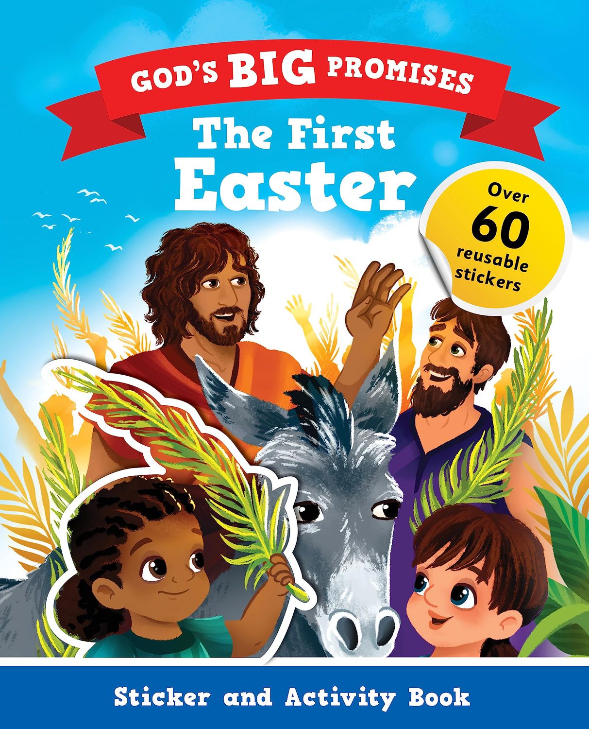 God&#39;s Big Promises Easter Sticker and Activity Book (Christian Bible interactive book, gift for kids ages 3-7)
