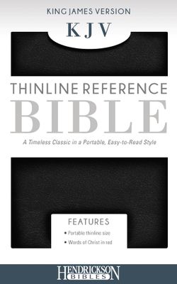 KJV Thinline Reference Bible (Flexisoft, Black, Red Letter)