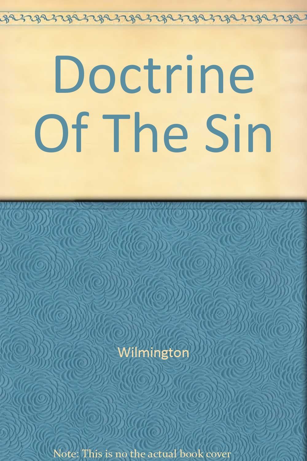 The Doctrine Of Sin..