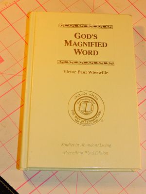 God&#39;s Magnified Word..