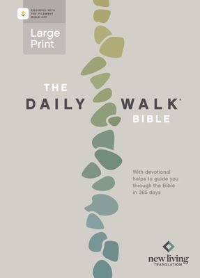The Daily Walk Bible Large Print NLT, Filament Enabled (Softcover)