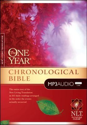 The One Year Chronological Bible NLT, MP3 (Audio Disc)
