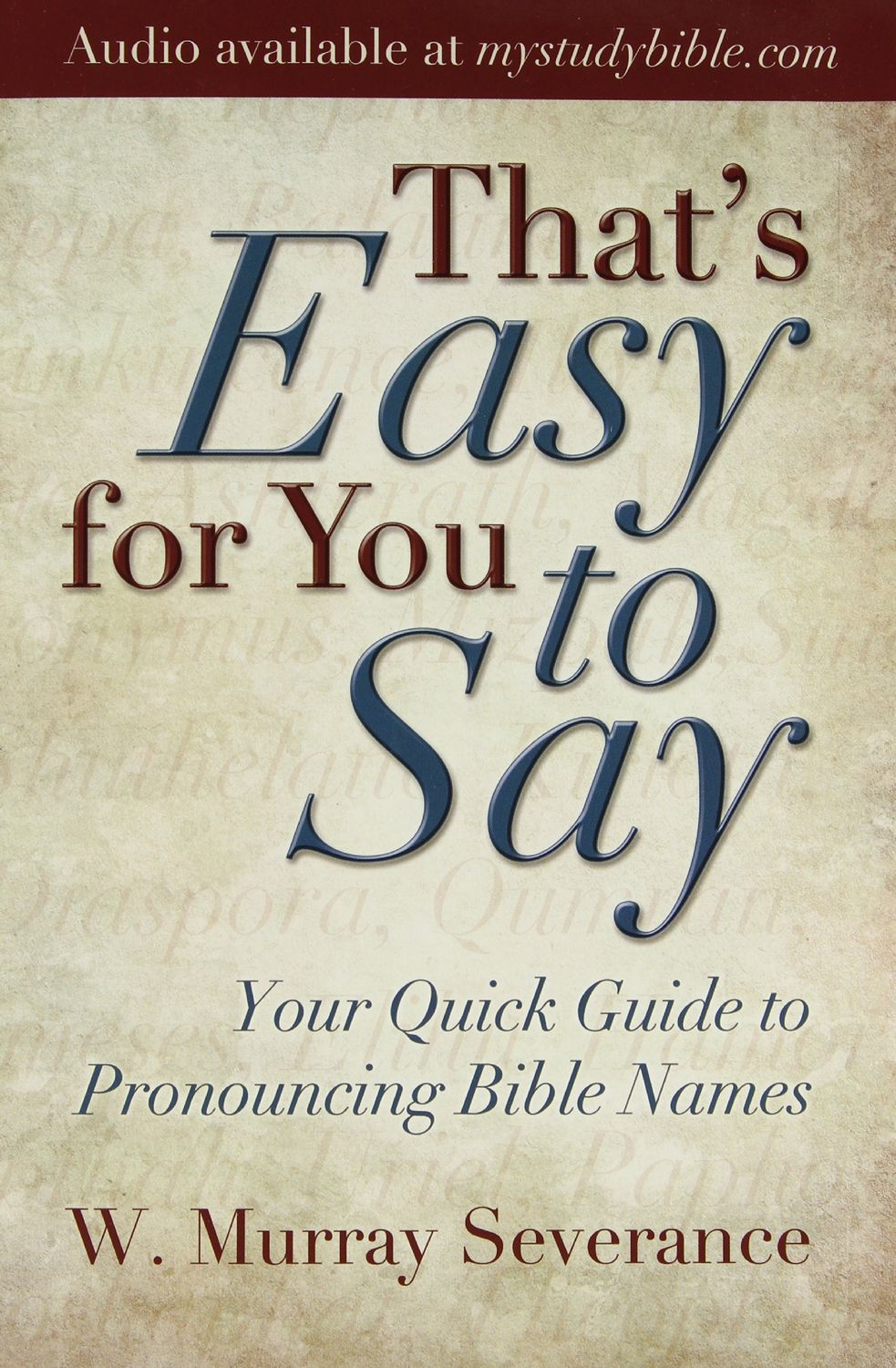 That&#39;s Easy for You to Say!..