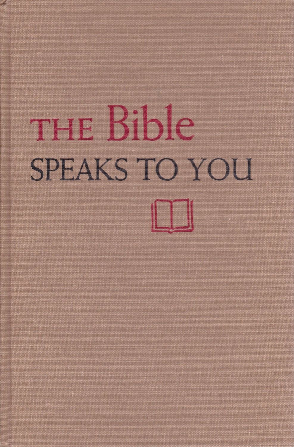 The Bible speaks to you...
