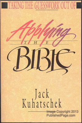 Taking the Guesswork Out of Applying the Bible...