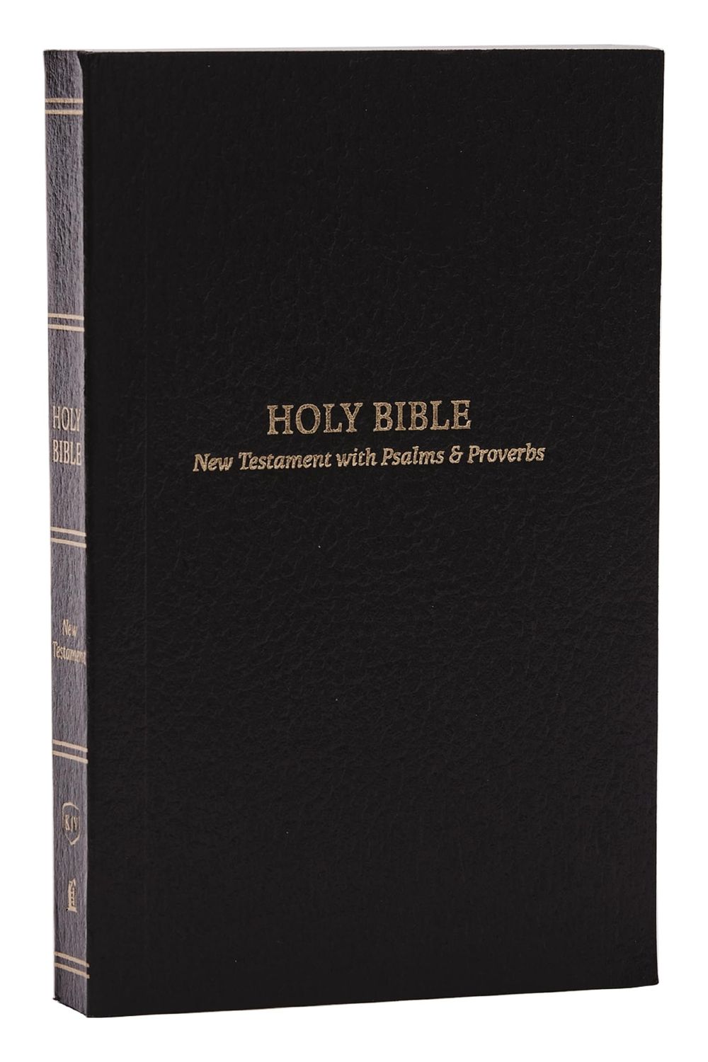 KJV Holy Bible: Pocket New Testament with Psalms and Proverbs, Black SC, Red Letter, Comfort Print
