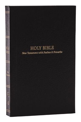KJV Holy Bible: Pocket New Testament with Psalms and Proverbs, Black SC, Red Letter, Comfort Print