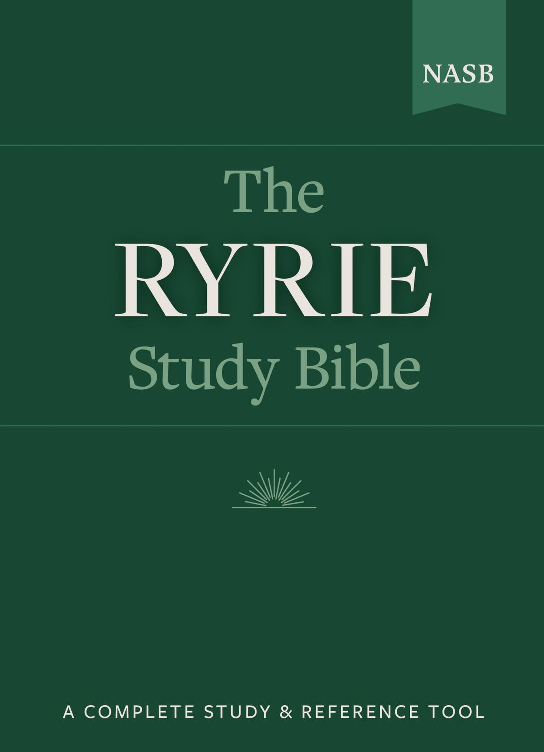 The Ryrie NAS Study Bible Genuine Leather Black Red Letter Indexed (New American Standard 1995 Edition)