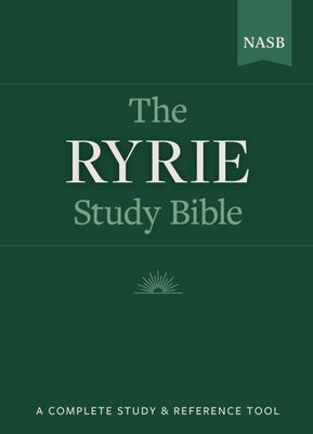 The Ryrie NAS Study Bible Genuine Leather Black Red Letter Indexed (New American Standard 1995 Edition)