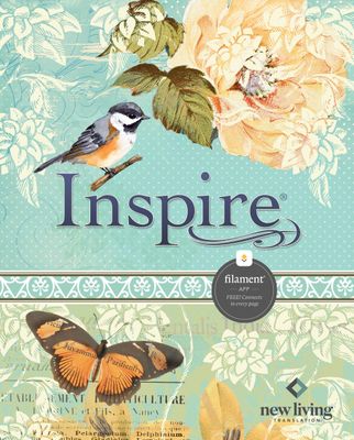 Inspire Bible NLT, Filament Enabled (Hardcover LeatherLike, Aquamarine)