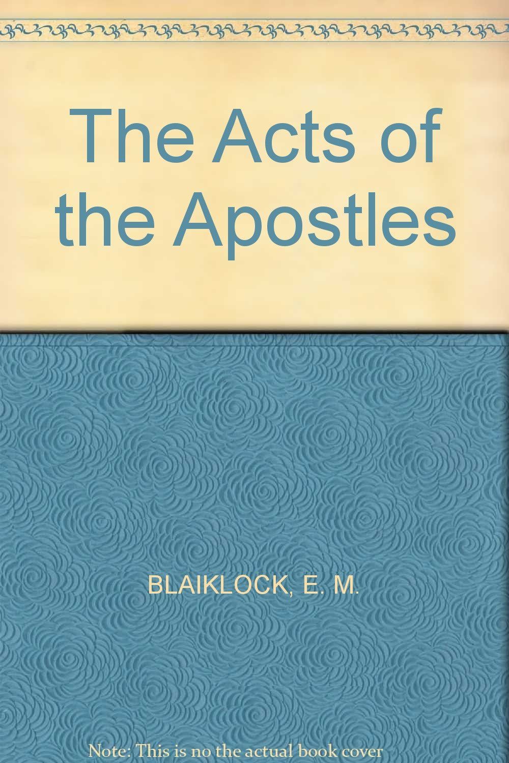 The Acts Of The Apostles...
