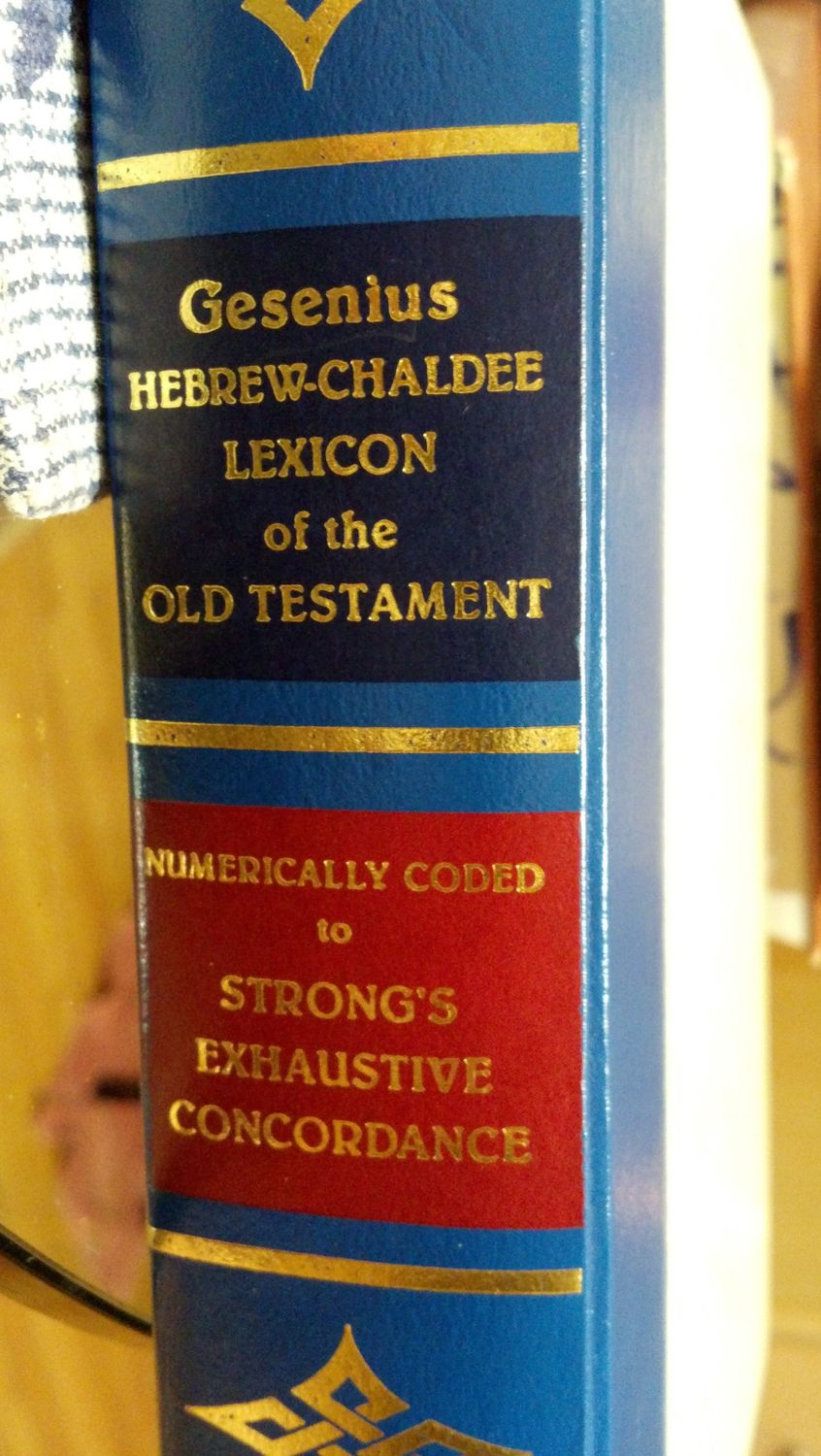Gesenius&#39; Hebrew and Chaldee Lexicon to the Old Testament Scriptures..