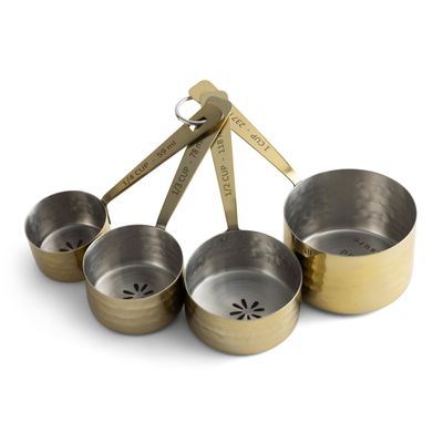 Aarti Sequeira - Good Measure - 4 Inspirational Metal Measuring Cups Set