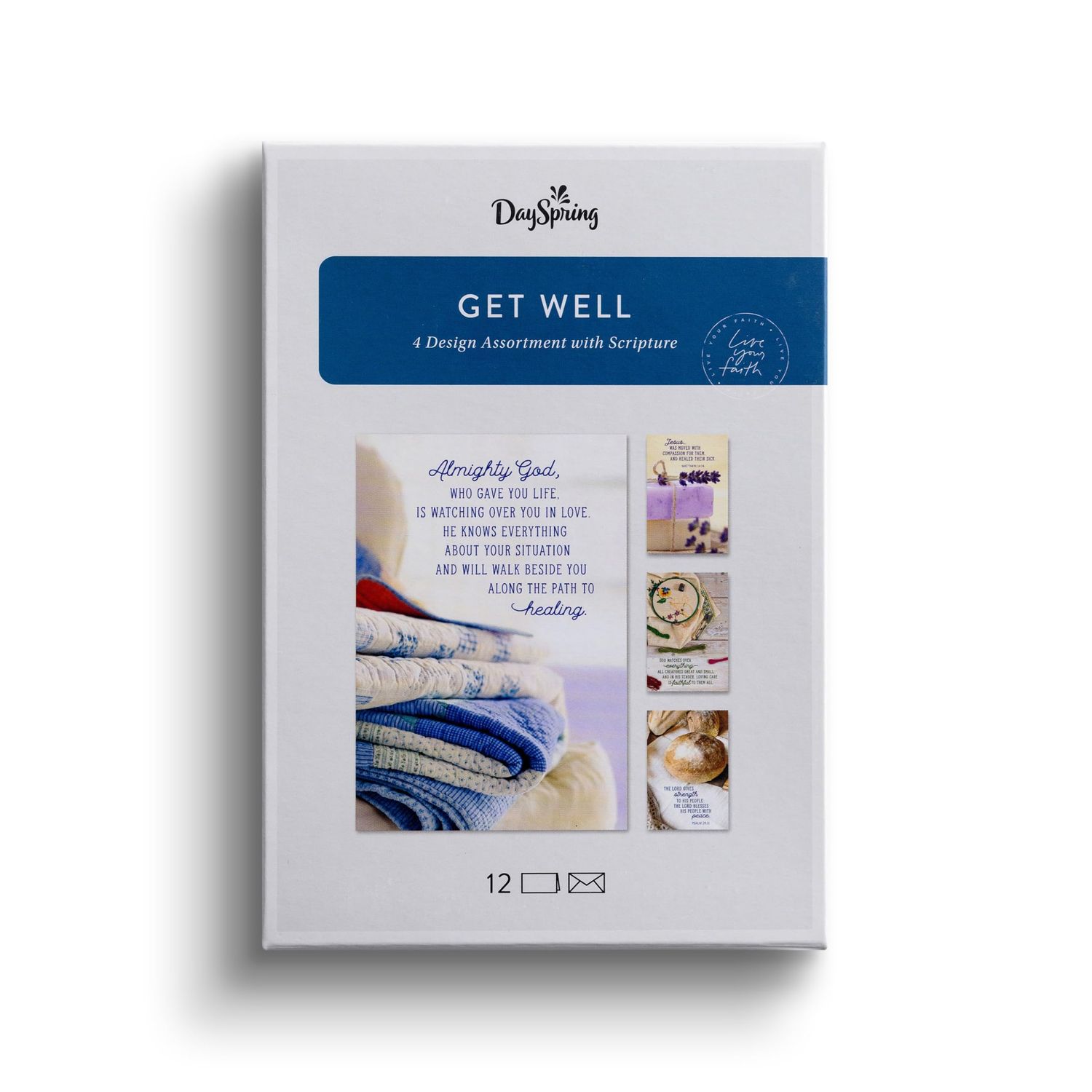 Get Well Cozy Crafts - 4 Design Assortment with Scripture