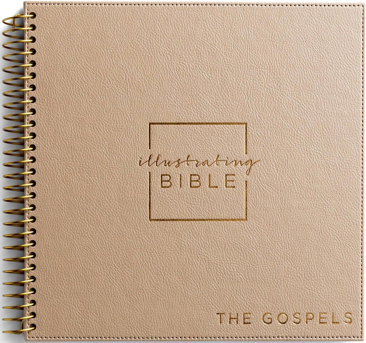 Illustrating Bible NIV: The Gospels - Spiral Bound Bible Journal
