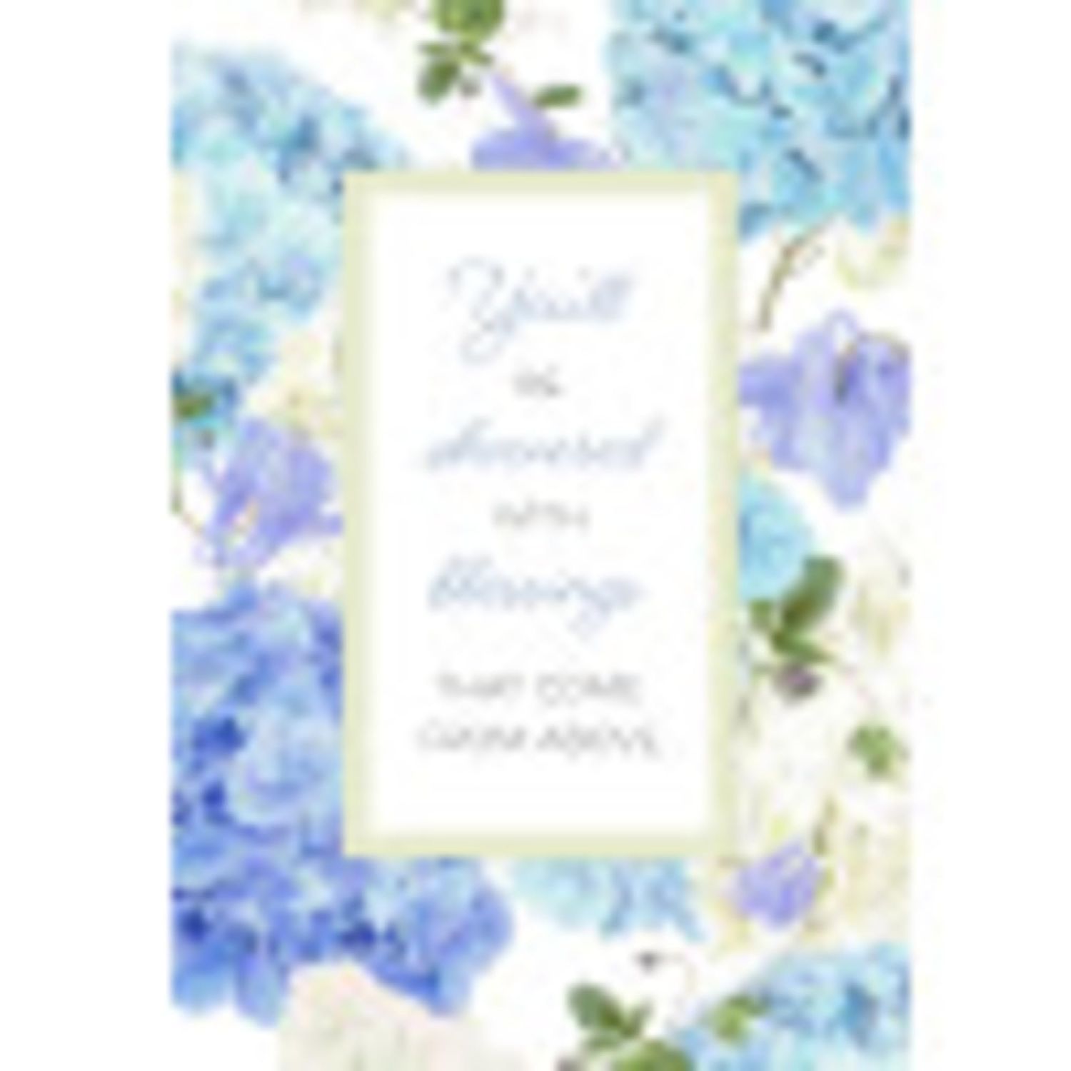 Wedding Joy - 4 Floral Design Assortment With Scripture