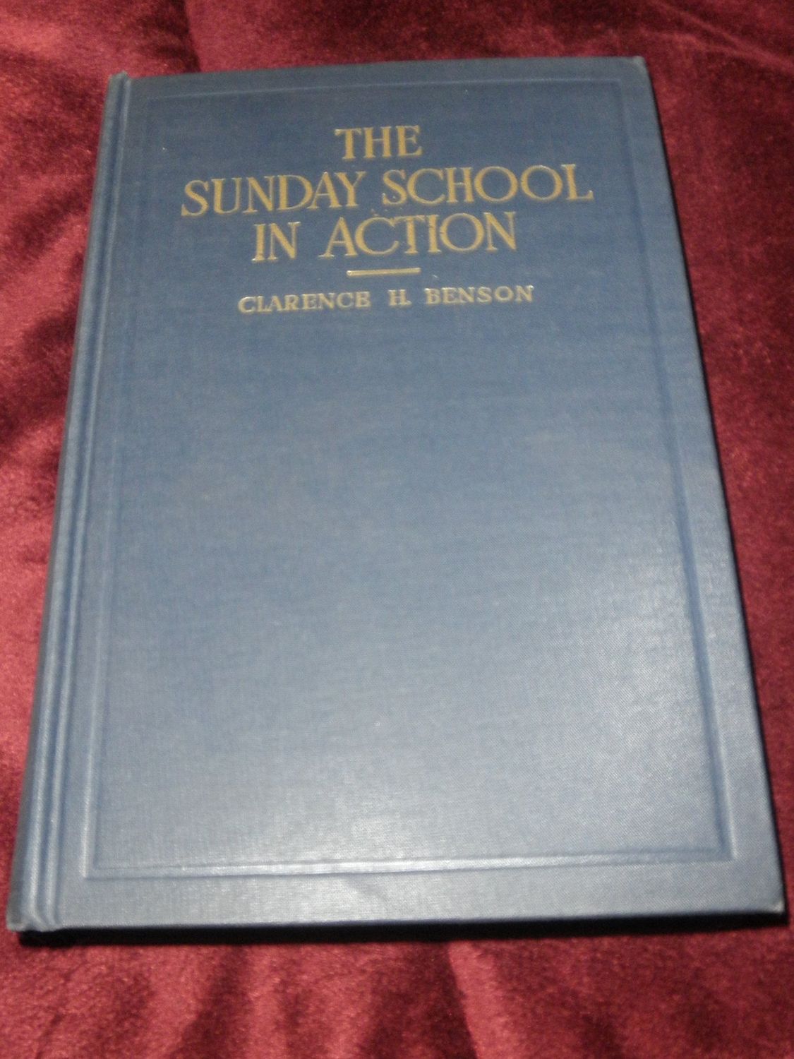 The Sunday school in action....