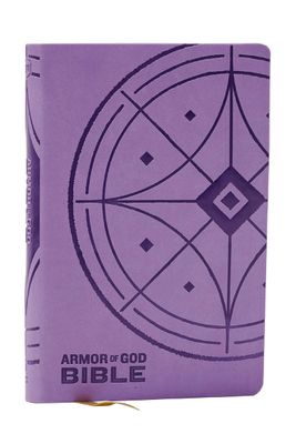 NKJV Armor of God Bible, Purple Leathersoft (Children’s Bible, Red Letter, Comfort Print, Holy Bible)