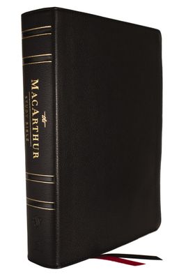ESV, MacArthur Study Bible, 2nd Edition, Genuine leather, Black: Unleashing God&#39;s Truth One Verse at a Time