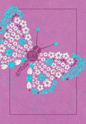 The Passion Translation New Testament (2020 Edition) Girls Youth Pink with Butterfly