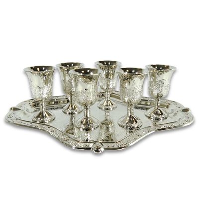 Communion Set - Jerusalem - With 6 Cups