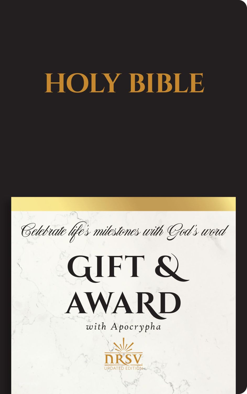 NRSV Updated Edition Gift &amp; Award Bible with Apocrypha (Imitation Leather, Black)
