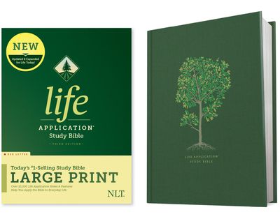 NLT Life Application Study Bible, Third Edition, Large Print (Hardcover, Red Letter)