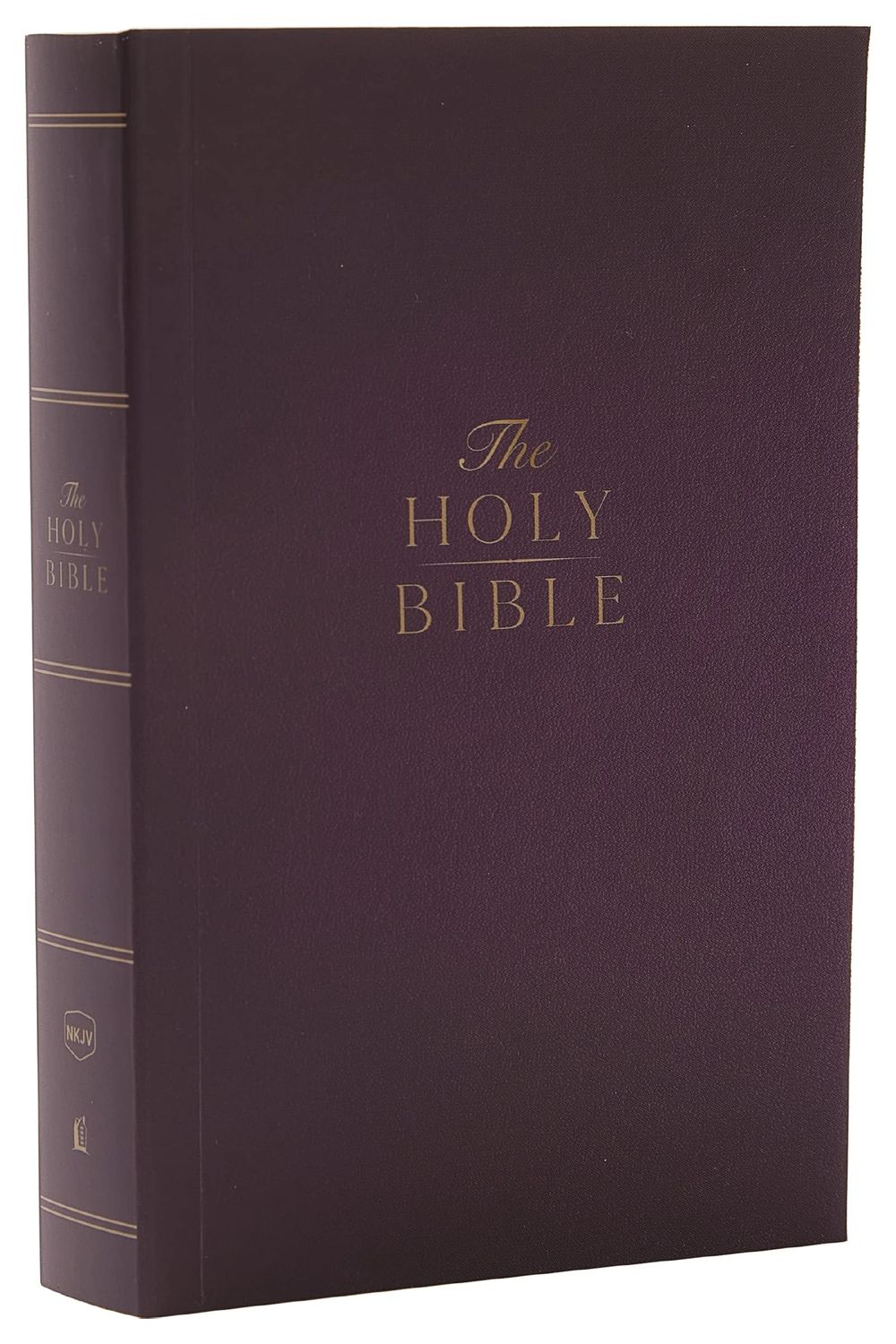 NKJV Compact Paragraph-Style Bible w/ 43,000 Cross References, Purple Softcover, Red Letter, Comfort Print