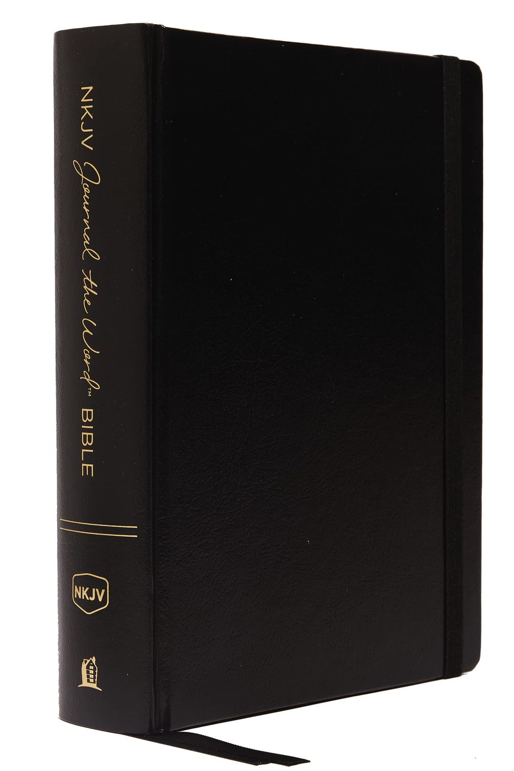 NKJV, Journal the Word Bible, Large Print, Hardcover, Black, Red Letter: Reflect, Journal, or Create Art