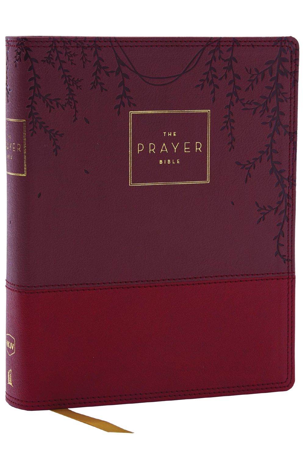The Prayer Bible: Pray God’s Word Cover to Cover (NKJV, Burgundy Leathersoft, Red Letter, Comfort Print)