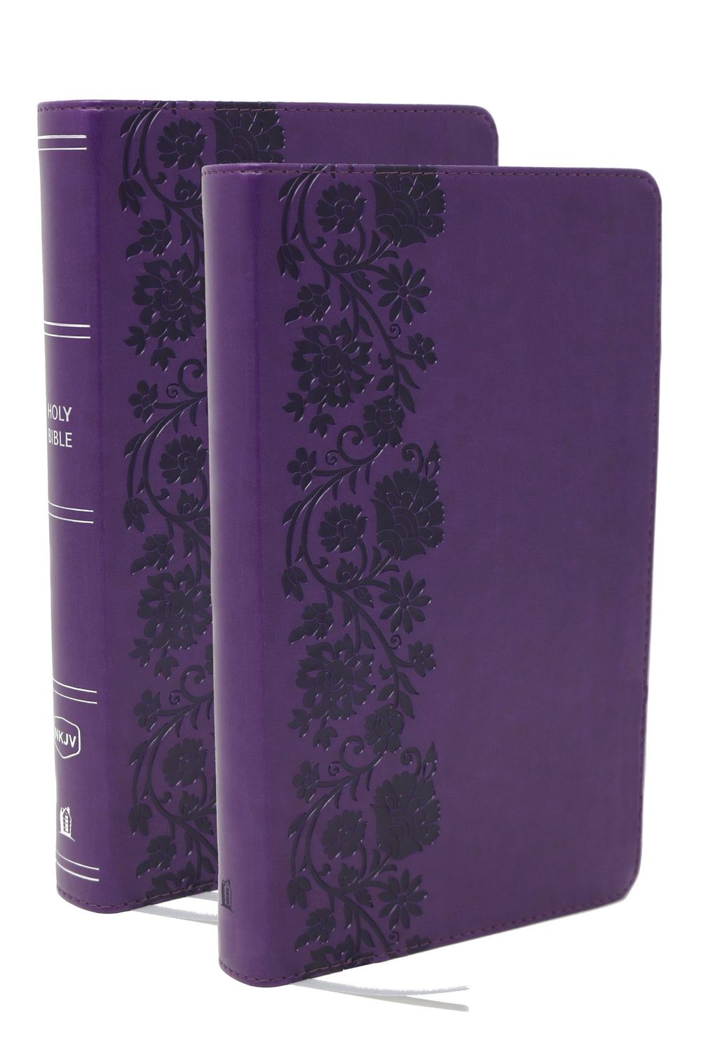 NKJV Personal Size End-of-verse Reference Bible with Journal SET, Purple Leathersoft, Comfort Print