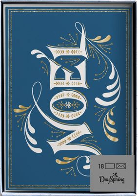 DaySpring - Noel - 18 Christmas Boxed Cards and Envelopes, CEV