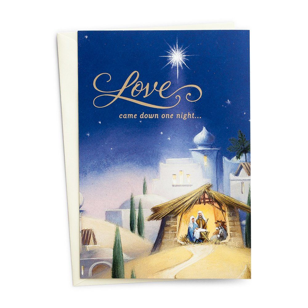 DaySpring - Love Came Down One Night - 18 Christmas Boxed Cards and Envelopes, KJV