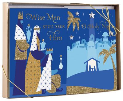 DaySpring - O Holy Night Dual Pack - 24 Christmas Boxed Cards and Envelopes