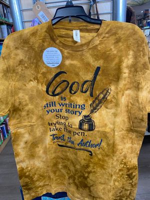 WISEDYES Shirt God is Writing Your Story (Golden Brown) - 2XL