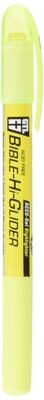 1 X Highlighter-ACCU-Gel Bible Hi-Glider-Yellow